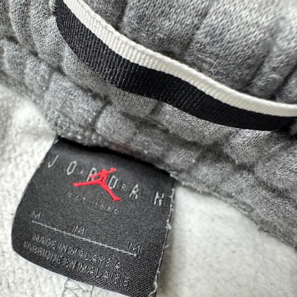 NIKE AIR JORDAN DNA HBR PANTS CARBON HEATHER Jogger Mens M Fleece AV0048-091 - Picture 3 of 8